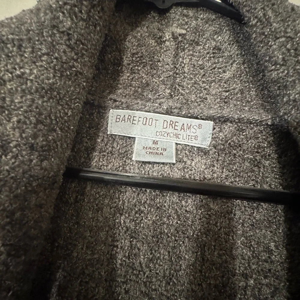 Barefoot Dreams Heathered Gray Cardigan